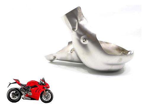 Proteção Curva Do Escape Ducati Panigale V4 S 19-22 C/avar