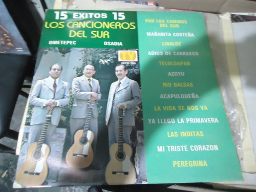 Los Cancioneros Del Sur 15 Exitos Lp