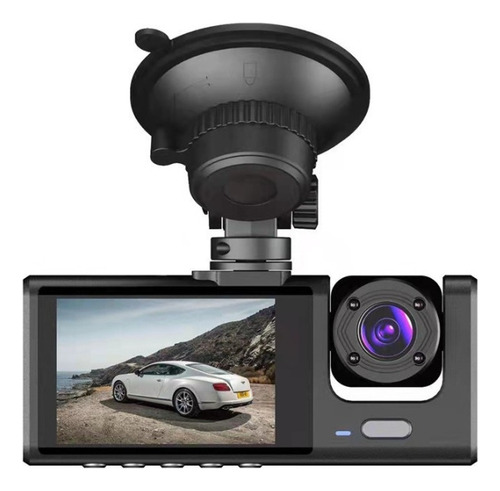 Qw Cámara Para Auto Dvr De Hd 1080p Frontal Interior Y