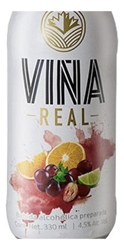 Pack De 24 Cooler Viña Real Sangría 330 Ml