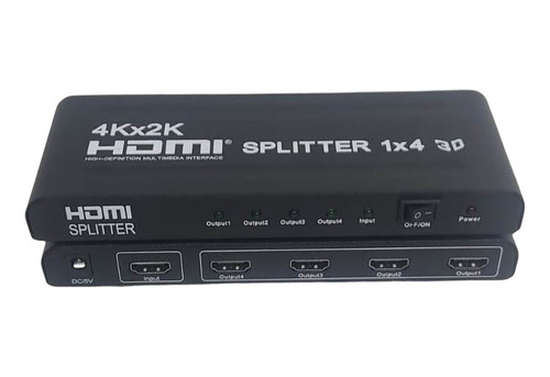 Hdmi Splitter 1x4 Switch 4k 2k Full Hd 1080 Pc Dvd Tv Ps3