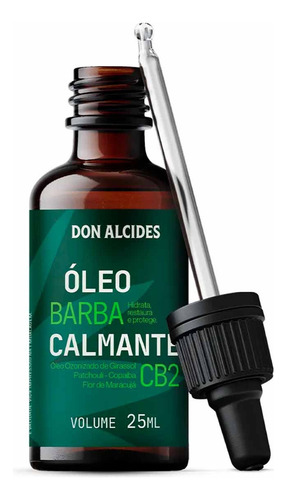 Kit Balm E Óleo Para Barba Cb2 E Pente Curvo Don Alcides