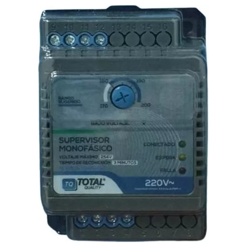 Supervisor De Voltaje Monofasico 220v Marca Total Quality.