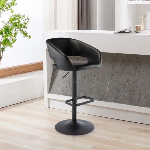 Vogue Furniture Direct Taburete De Bar Ajustable Con Respal.