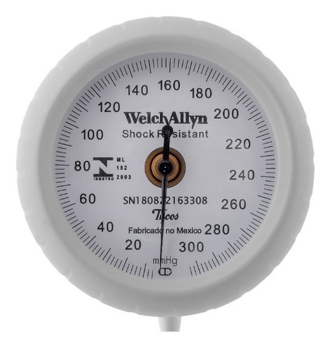 Imagem 8 de 10 de Aparelho Pressão Esfigmomanometro Welch Allyn Durashock Ds44