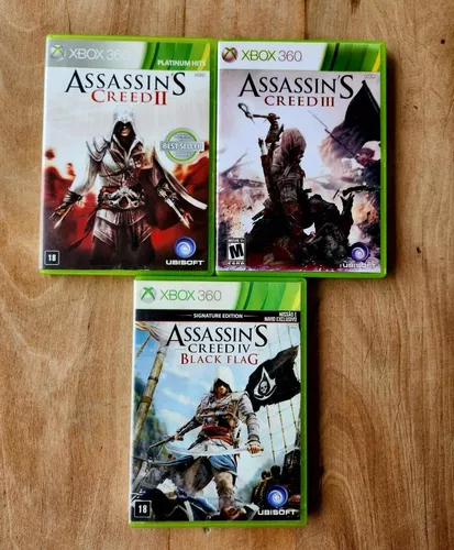 Jogo Assassins Creed Ii Platinum Xbox 360 Física Original