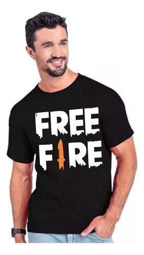 Playera Free Fire Personalizada Con Tu Nombre