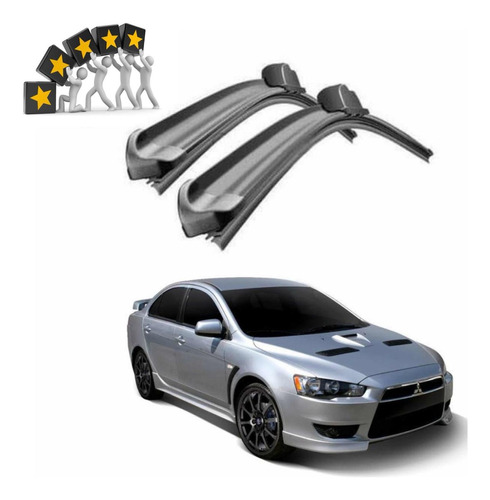 Plumas Limpiaparabrisas Banana Mitsubishi Lancer 2008  -2017