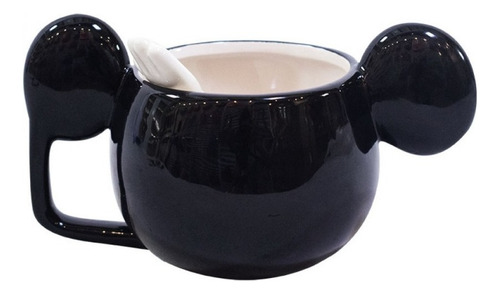 Disney Mickey - Caneca 3d Porcelana Com Colher