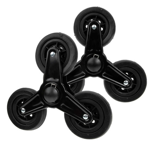 2 Piezas De Carrito De Compras Plegable De Goma Con