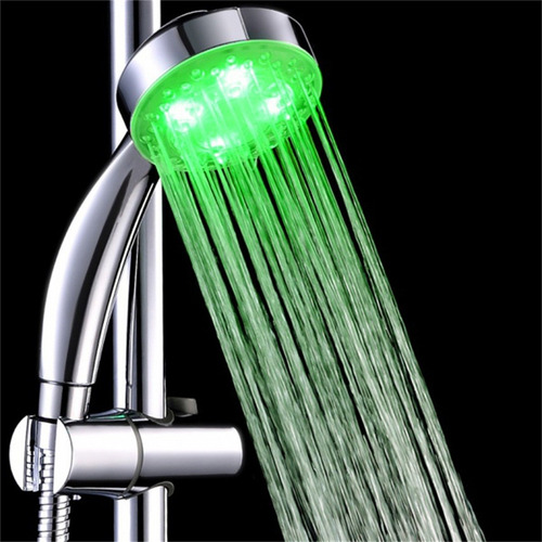 Chuveiro Led De 3 Cores, Automaticamente Sem Baterias. Handh