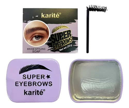 Cera Para Cejas Super Laminadas Super Eyebrows Soap Karité Color Sin Color