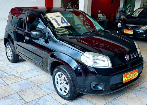 Imagem 3 de 14 de Fiat Uno Vivace 1.0ano:2014 Preto Flex Completo