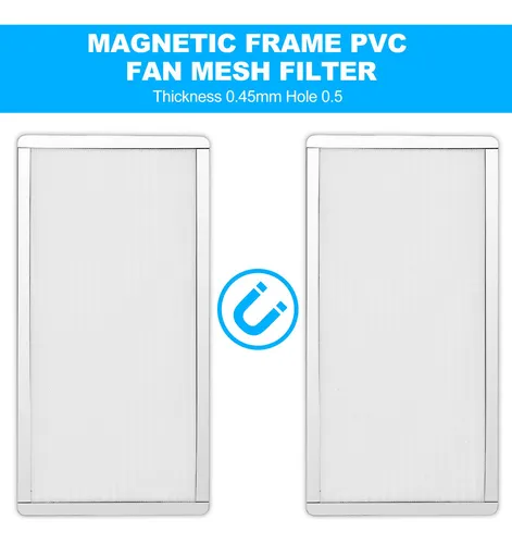 Filtro Magnetico De Pvc Anti-polvo Para Pc