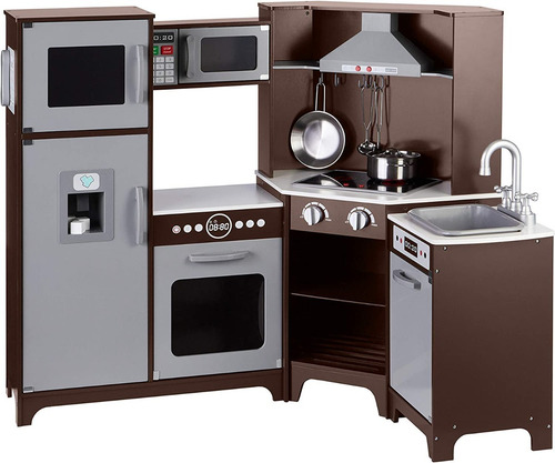 Juego De Cocina De Madera Para Niños Con Puertas