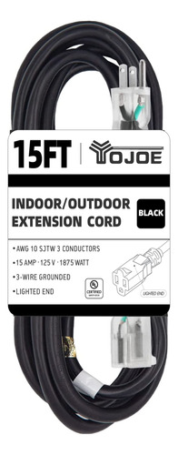 Cable Extension Iluminado Para Exterior 15 Pie 10 3 Calibre