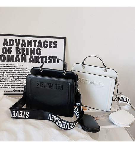 Moda Color Sólido Tote Bag Una Bolsa De Hombro