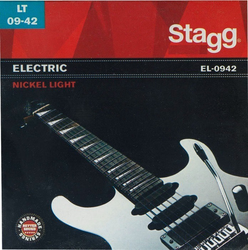 Encordado Guitarra Electrica Nickel Plated Steel 09-42 Stagg