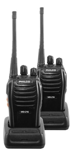 Kit Radio Transmisor Philco Md216 2uni Ideal Para Guardias