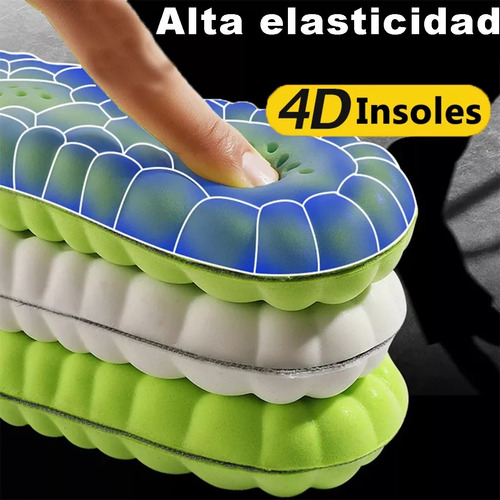 2 Plantilla Deportiva De Silicona 4dsuaves Y Muy Elásticas