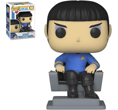 Pop Funko Star Trek Spock In Chair Se
