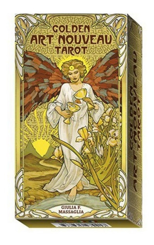 Libro Golden Art Nouveau Tarot Libro Y Cartas