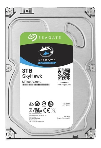 Disco Duro Seagate 3tb 3.5 5900rpm Sata3 Skyhawk 