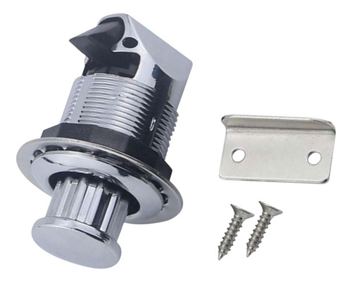 Mz Rv Pops Out Turn To Open Knob Latch Accesorio De Cromo