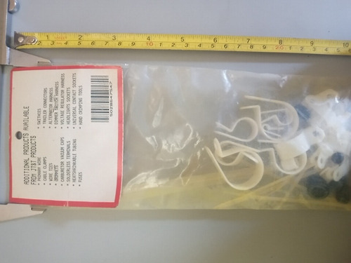 Pack-34 Pza Tirras Pasadores De Cable Abrazaderas Inst Elect