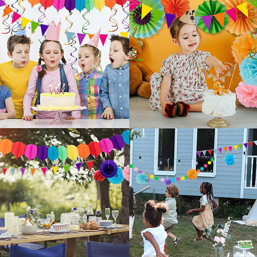 Abanicos De Papel Para Decorar Fiesta Con Temática Mexicana