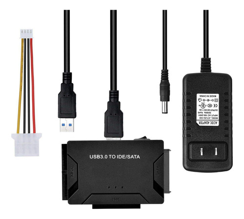 Jacobsparts Adaptador Usb 3.0 A Sata/ide Para Disco Duro Ss.