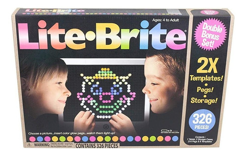 Lite Brite Magic Screen Light Bright Bonus Set