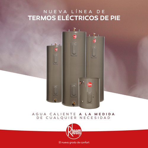 Imagen 3 de 6 de Termo Eléctrico De Piso 57 Litros Rheem