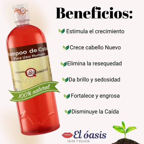 Shampoo Rojo Yeguada La Reserva 100% Original 1 Litro