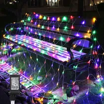 Comprar Luz Red Navidad Pie Para Exterior Led Modo Conectabl Voltaje