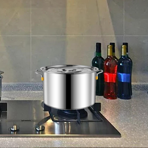 Olla Para Sopa De Acero Inoxidable, Cacerola Para Hervir