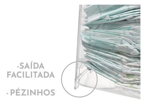 Porta Organizador Caixa Fralda Quarto Bebe Acrílico