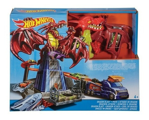 Auto Pista Dragon Explosivo Hot Wheels Mattel Nueva  