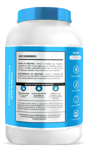 Creatina Monohidratada Varios Sabores 1kg D-mon Alta Pureza