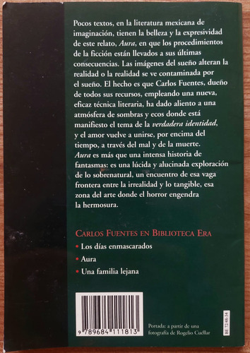 Aura De Carlos Fuentes (Usado)