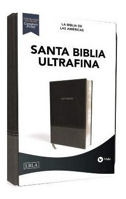 Biblia Nueva Biblia De Las Américas Lbla Ultra Fina Negro