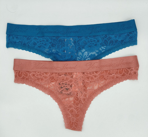 Victoria's Secret 2 Pack Thong Talla M Originales