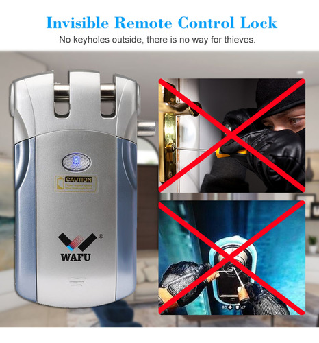 Wafu Wf-018 - Cerradura Con Mando A Distancia Inalámbrico (i