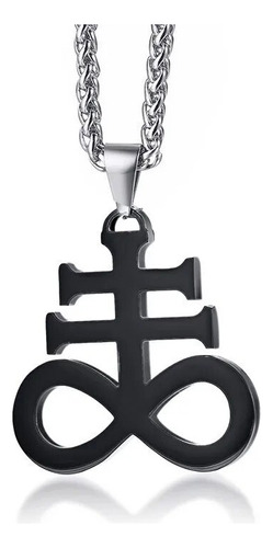 Collar Vantage De Acero Inoxidable Para Hombre Sigil Lucifer