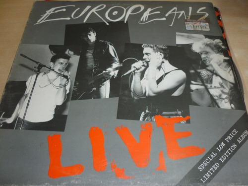 Europeans ¿ Europeans Live Punk Vinilo Ingles Nm