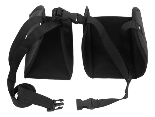 Hamaca Portátil Con Pedal De Avión Para Viajar, Negra, Debaj