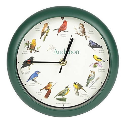 Mark Feldstein Associates Audubon Singing Bird Clock 8