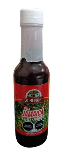 3 Piezas Salsa Well Nuts, Salsa Jamaica Con Chile Habanero