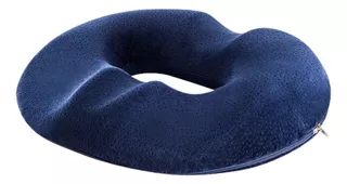 Cojin Para Hemorroides, Prostata Ortopedico Silla Picaron Color Azul Diseño De La Tela Velvet