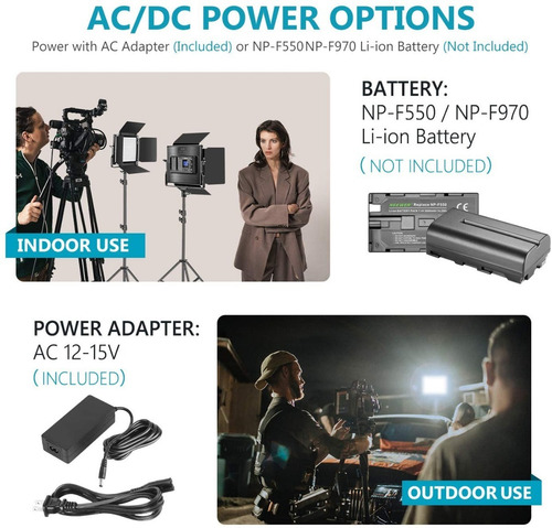 Imagen 4 de 4 de Paneles De Luz Led Neewer Bmakeup